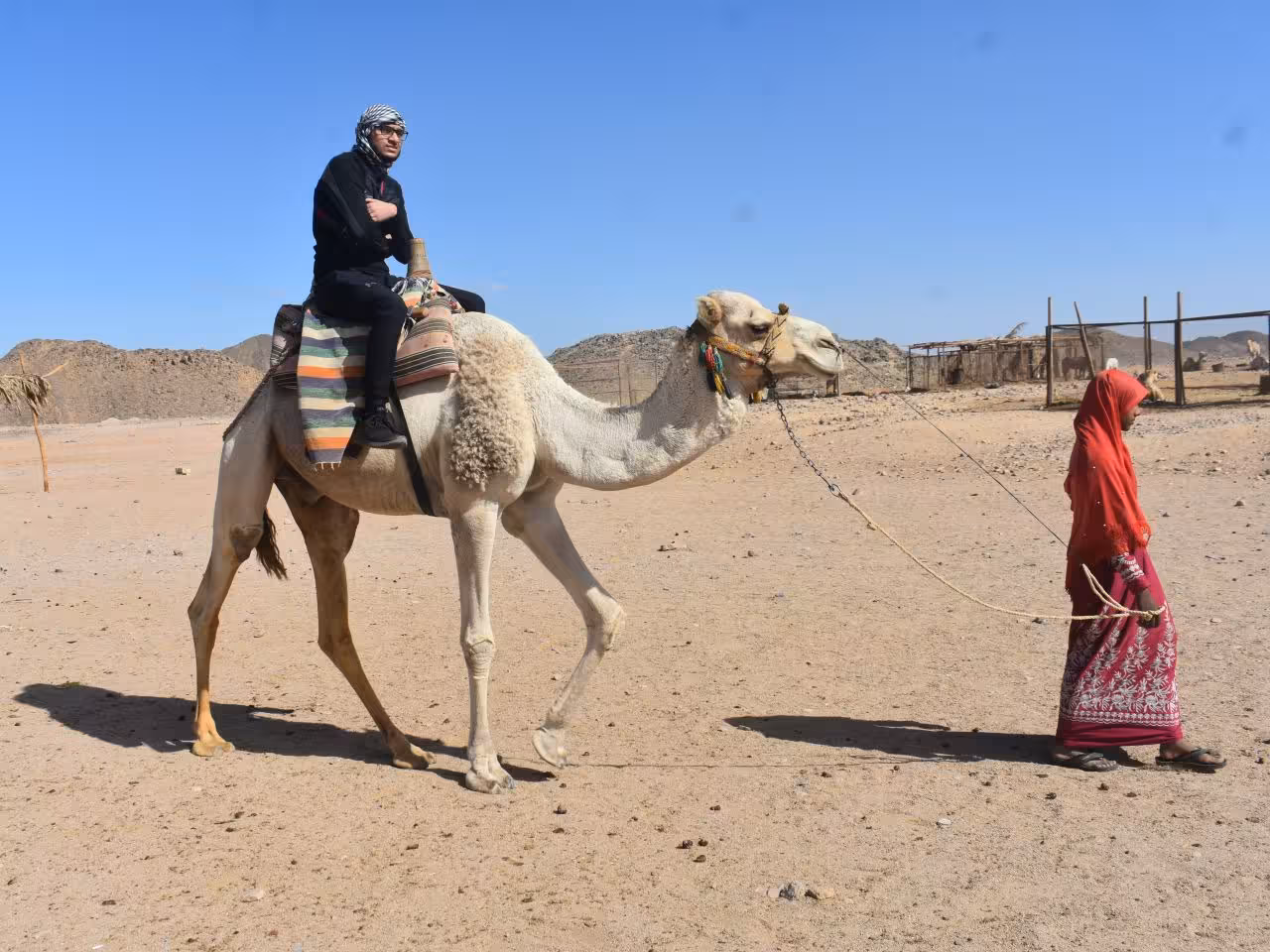 Camel ride near Hurghada