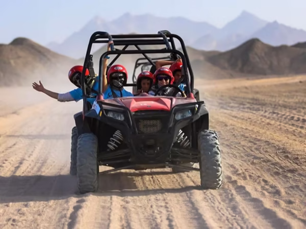 Beach Buggy Hurghada With Mountain Picnic and Private Canyon Expedition