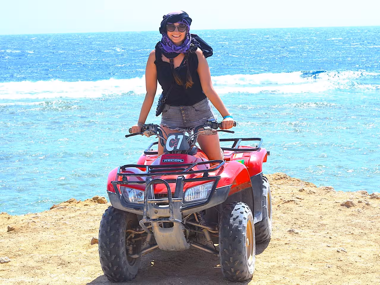 Hurghada quad bike hotel pickup